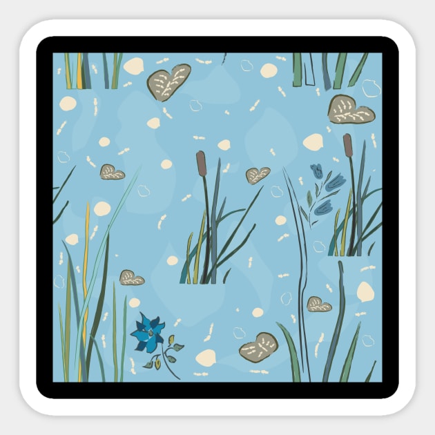 Reed Sticker by Kristina Stellar Scandinavian Land